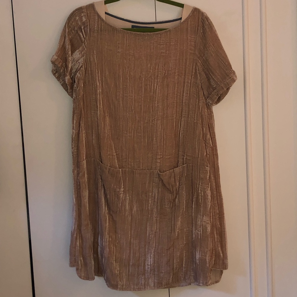 Crushed Velvet Slip Dress
